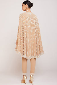 Beige Cape and Pants