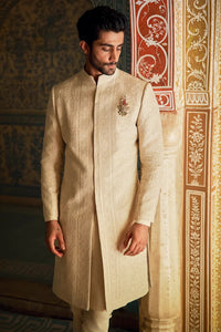 Champagne Gold Sherwani Set