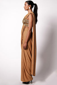 Corset Bustier with Star Sari