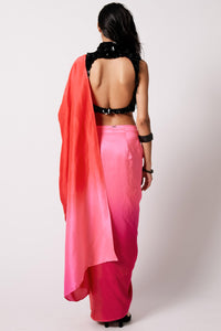 Tasha Top with Ombre Masai Godet Sari