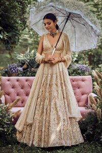 Idaya Lehenga - Champagne