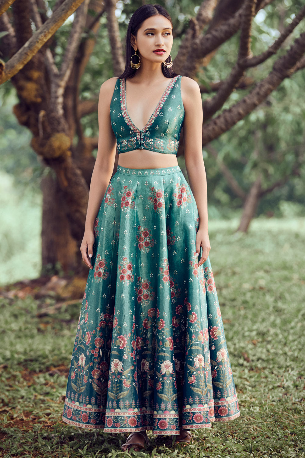 Sea Green Lehenga Set – LIVEtheCOLLECTIVE