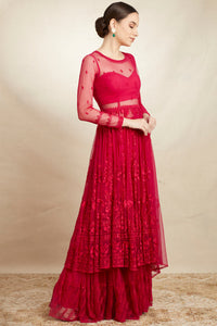 Hot Pink Thread Sharara
