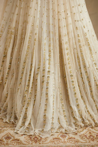 Off White Flare Lehenga