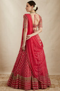 Sharbat Pink Heavy Lehenga Set