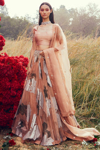 Nude Dahlia Lehenga Set
