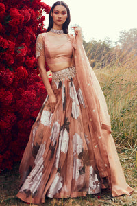 Nude Dahlia Lehenga Set