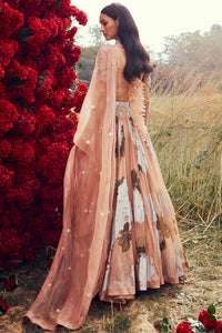 Nude Dahlia Lehenga Set