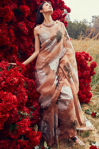 Nude Dahlia Saree