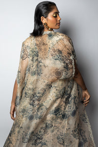 Blossom Saree and Cape Set