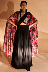 Gulbahar Cape and Palazzo Set