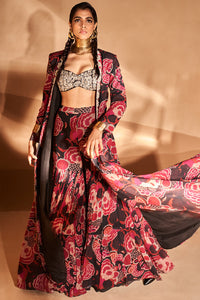Gulbahar Kalidaar Jacket and Sharara Set