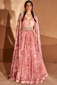 Blush Bahaar Anarkali With Attached Dupatta