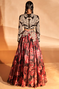 Bold Ambi Blouse And Gulbahar Skirt Set