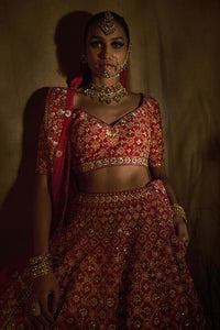 Nakshatram Lehenga - Red