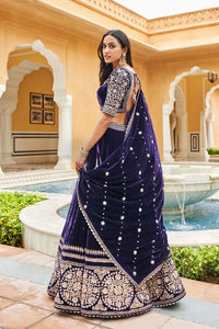 Fauzia Lehenga - Purple