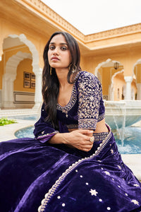 Fauzia Lehenga - Purple