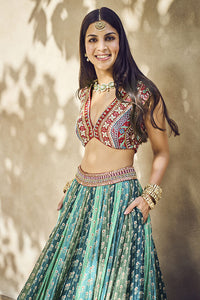 Kavi Lehenga - Sage