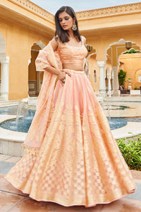 Zaina Lehenga Set - Blush