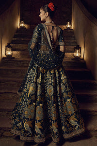 Kimaya Lehenga - Green