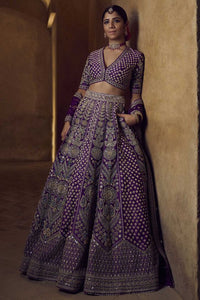 Gahina Lehenga - Purple