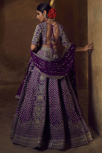 Gahina Lehenga - Purple