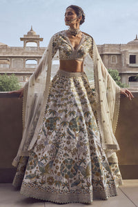 Unmai Lehenga - Cream