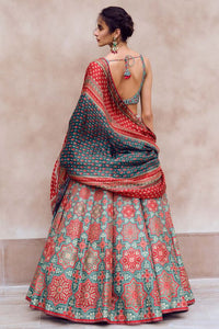 Mayai Lehenga - Blue