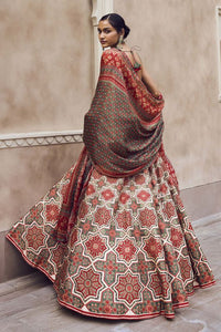 Mayai Lehenga - Red