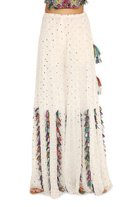 Karida Off White Sharara Set