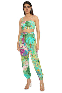 Insha Kuno Print Jogger Set