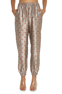 Hana Grey Bandhani Jacket and Jogger Set