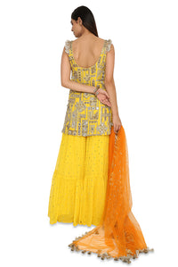 Banuka Yellow Kurta Set