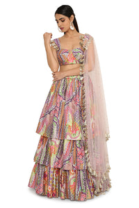 Zoha African Print Ruffle Skirt Set