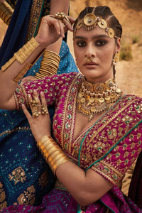 MIHIK BANDHANI LEHENGA SET