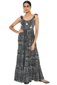 Nadira Embroidered Anarkali With Churidar