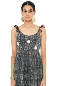 Nadira Embroidered Anarkali With Churidar