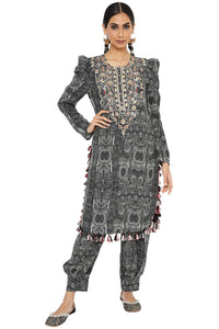 Nura Kurta With Jogger Salwar