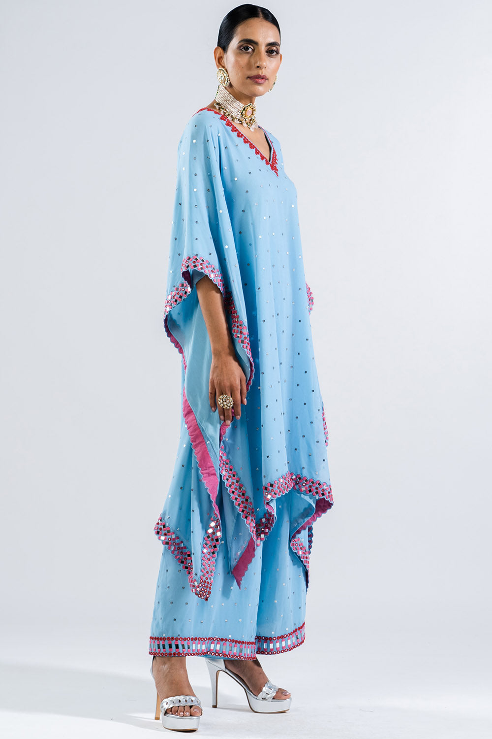 Blue kaftan best sale