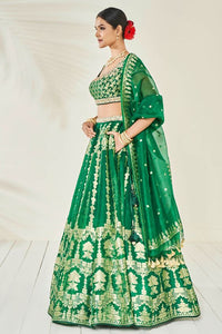 Alethi Lehenga - Emerald