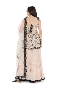 Blush Coloured Sharara Set