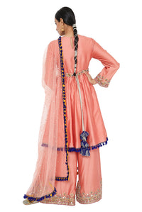 Tahira Coral Short Anarkali