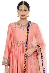 Tahira Coral Short Anarkali