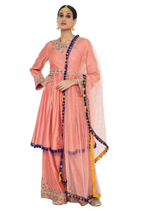 Tahira Coral Short Anarkali