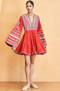 Spirit Of The Forest Dress - Red