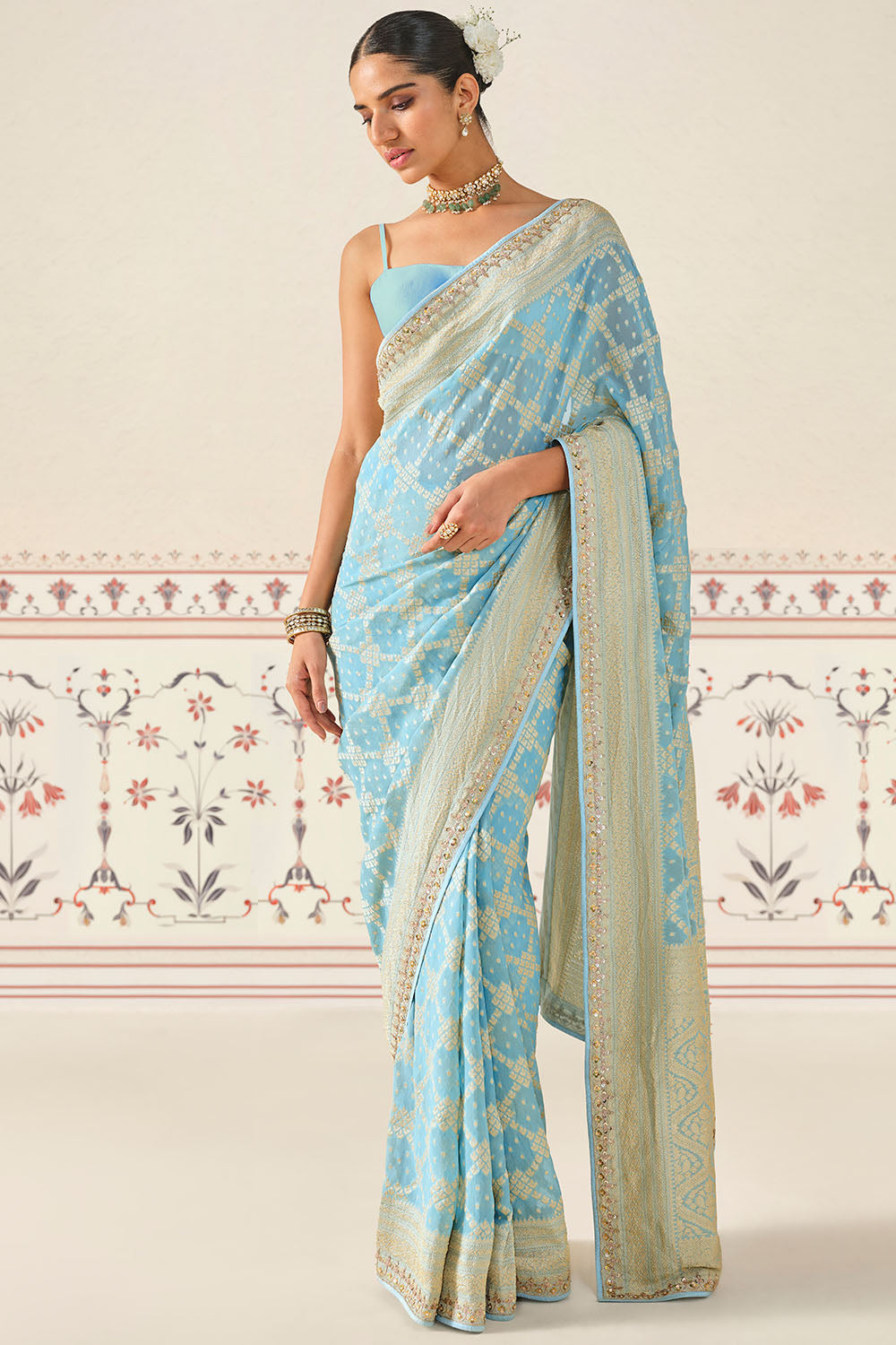 Gul Handwoven Saree