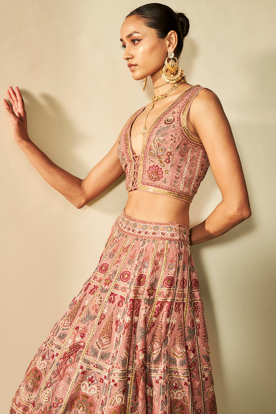 Kaadhal SEWA Silk Skirt Set