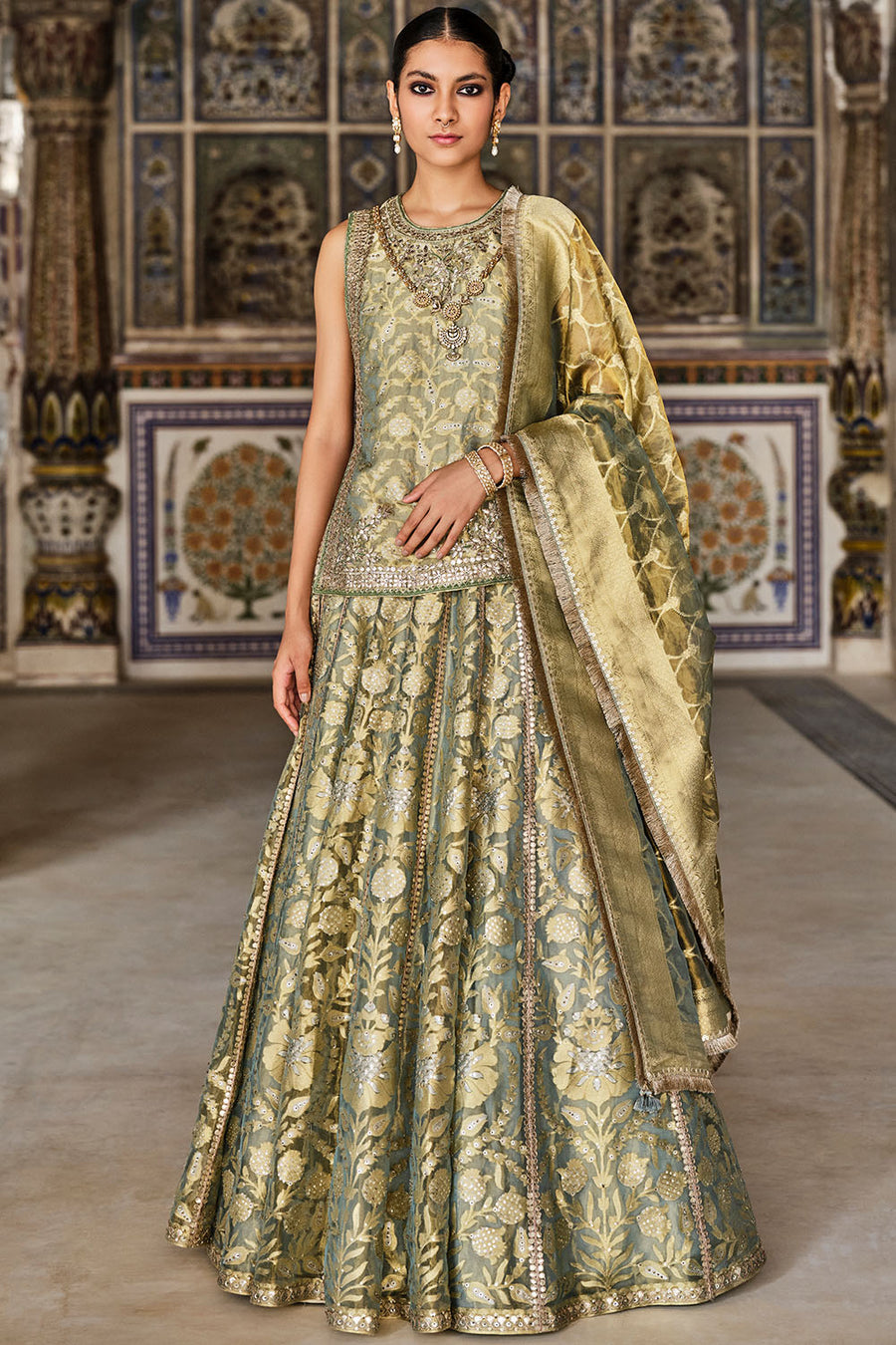 Vajasi Silk Lehenga Set