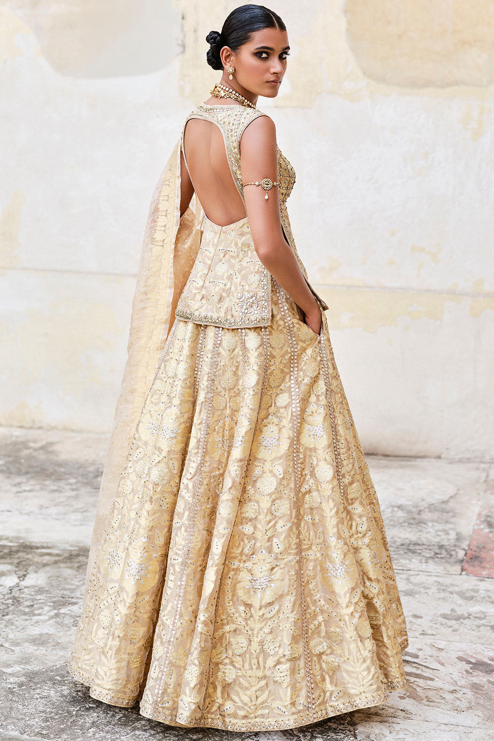 Ramsha Silk Lehenga Set