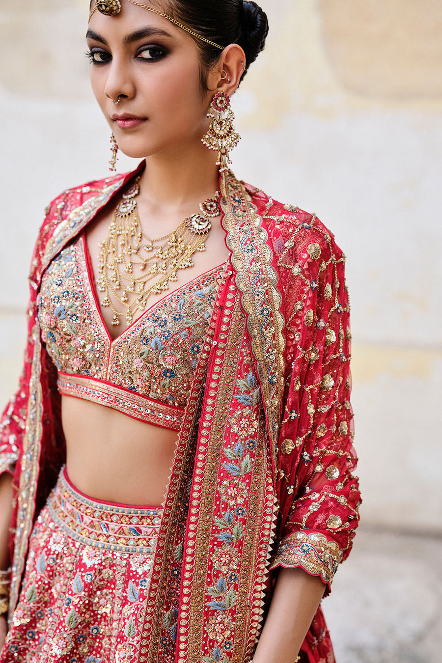 Adhyavi Silk Lehenga Set